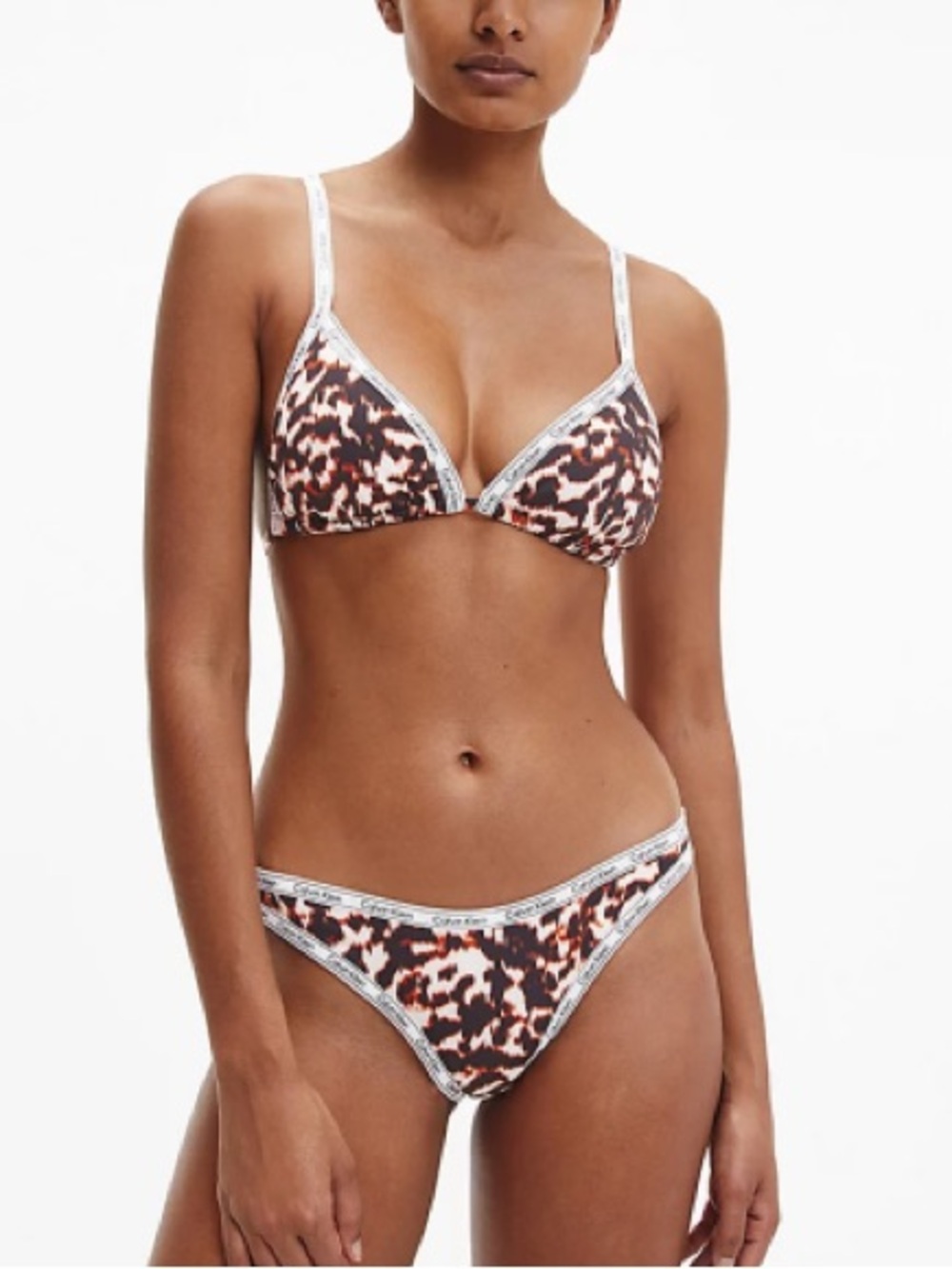 Calvin Klein Animal Print Bikini. Medium